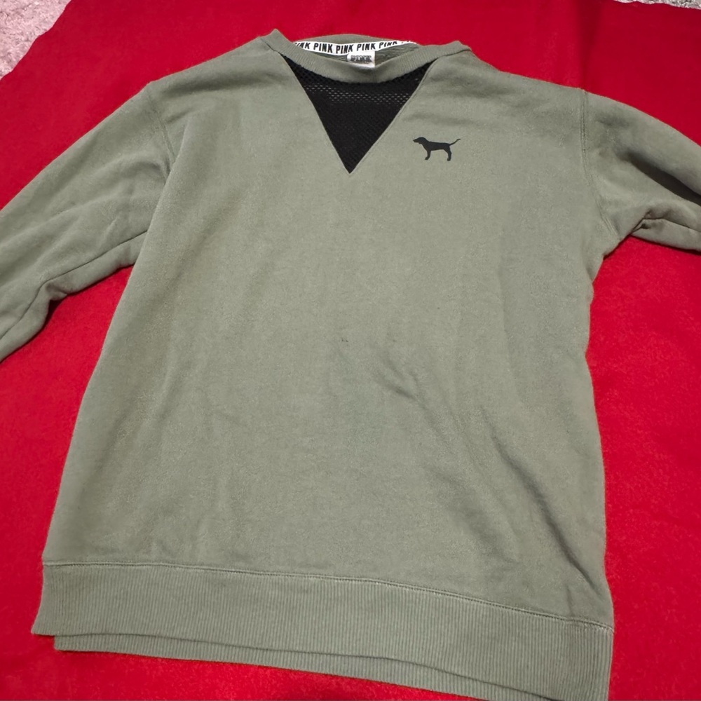 Victoria's Secret Olive Crew Neck Sweater